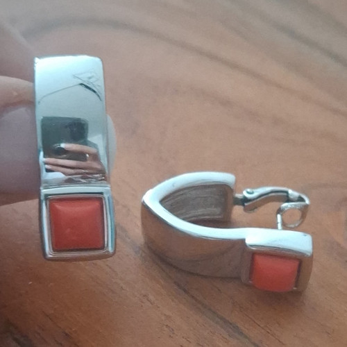 Huggie creolen silberfarben - huggie-creolen,
