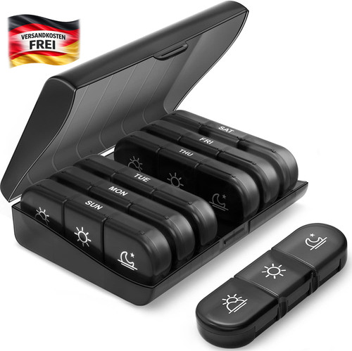 Tablettenbox tage mit - 7,