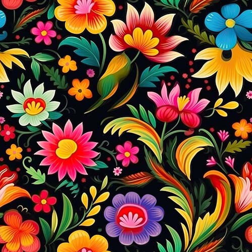40x mexikanische blumen - mexikanische,