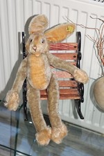 VINTAGE  Alter Steiff Hase Lulac ca. 44cm 50er-60er Jahre TOP Schlenker 3140/43