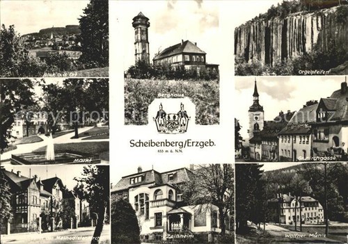 Scheibenberg berghaus turm - scheibenberg,