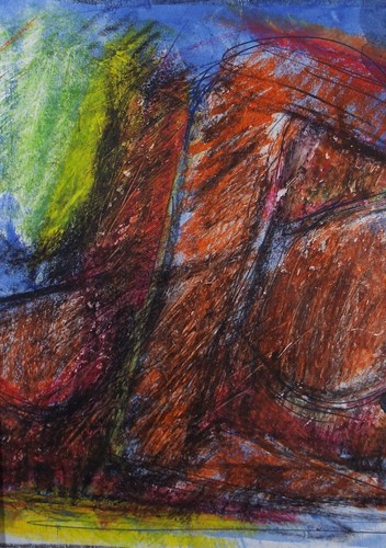 Original pastellzeichnung - original,
