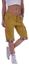 Damen Capri Shorts Cargo Hose