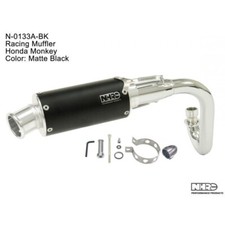 NHRC Monkey Auspuff kurz obenliegend schwarz exhaust
