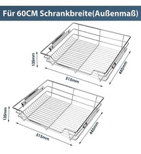 Vigevee 2x Küchenschublade