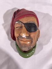 BOSSONS DER SCHMUGGLER Seemann Pirat nautische Kreide Figur Kopf WandplaketteQ53