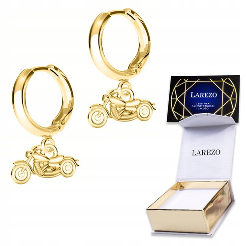 Gold ohrringe motorrad - gold,