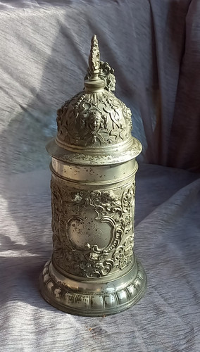 Antiker zinn bierkrug - antiker,