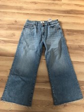 C&A * hellblaue Jeans Gr. 40 Wide Leg * Cropped * wie neu
