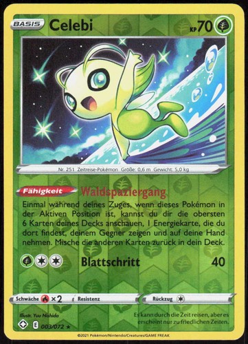Pokemon tcg celebi glänzendes - tcg,