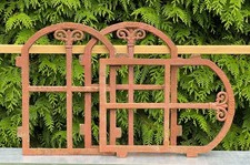 3er Set historischer Gusseisen – Stallfenster, Dänisches Eisenfenster