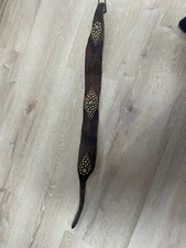 Vanzetti Leder Gürtel mit Fell Leopardenoptik TW 75 cm