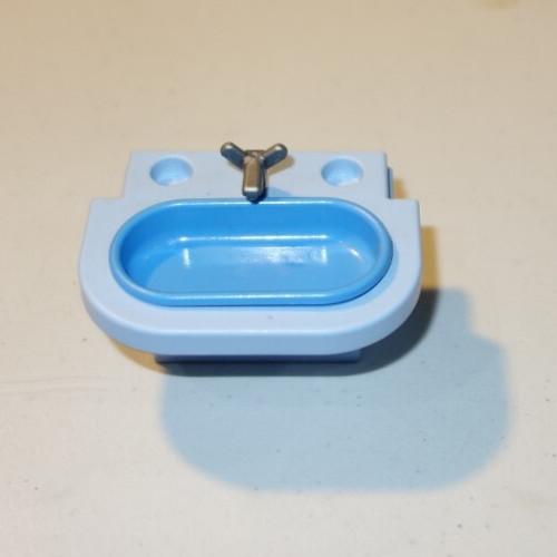 Waschbecken mit babybadewanne - mit,