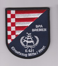 Polizei Bremen  --  Einsatzzug Mitte/West  --   Stoffabzeichen  