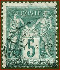 Frankreich (020) - Postes Republique Francaise - Friedensgötter - Nennwert 5