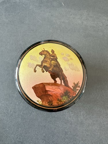 Russische lackdose fedoskino - russische,