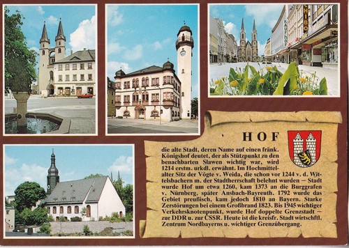 Hof in bayern - ak, (d)