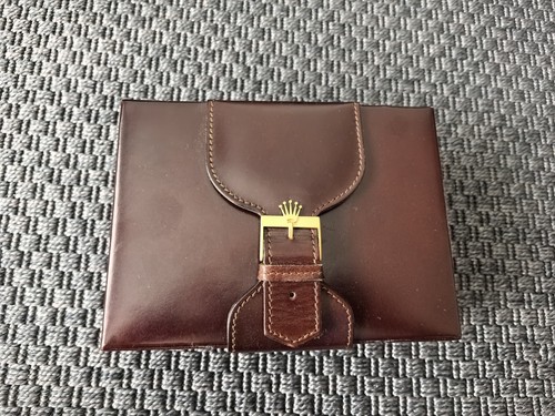 Rolex uhrenbox braun - rolex, leder