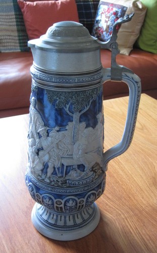 Steinzeugkrug salzglasiert