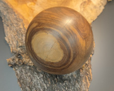 Deko Holzkugel Massivholz Alt