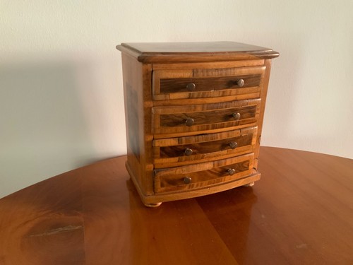 Antike holz schmuckschatulle - holz,