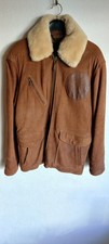 Harley Davidson - Vintage Lederjacke Herren - Größe L - braun