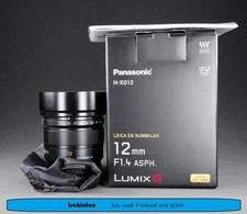 Panasonic Lumix G 12 mm F1.4