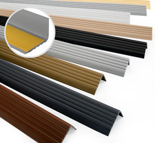 Treppenkantenprofil selbstklebend PVC 40x25mm Kantenschutz 70–200cm | Quest