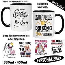Tasse Geburtstag Name Frau