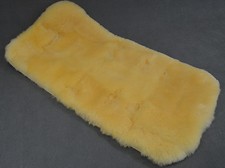 Lammfell Auflage für Kinder-Autositze, Buggy, Trageschale Größe 73x36 cm