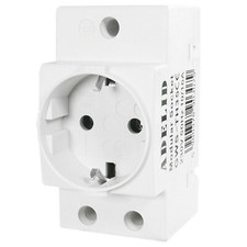 Einbausteckdose Hutschiene Schaltschrank, Zählerschrank, Verteilereinbau  230V