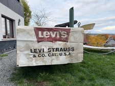 Vintage Levi’s Banner 125x85 CM Werbung Reklame 1980s Retro