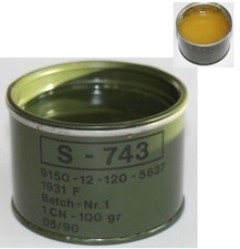 Original Bundeswehr Vaseline Fett 100 ml technische Vaseline Schmierstoff S-743 