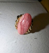 Gold Ring 585 mit Rhodochrosit