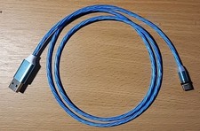 Ladekabel Leuchtkabel LED USB - C für Samsung Xiaomi Huawei, 1 Meter lang.