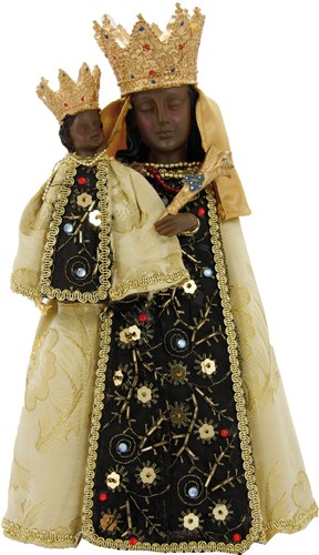 Heiligenfigur schwarze madonna - schwarze,