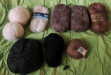 Konvolut 350 g, Mohair