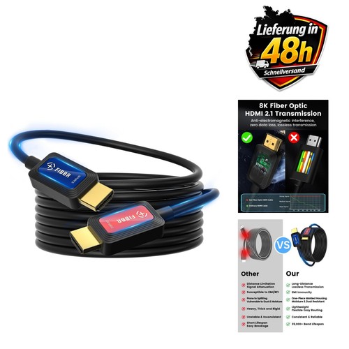 Hdmi glasfaserkabel 10 - glasfaserkabel,
