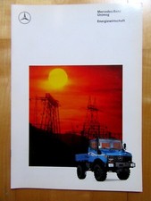 Broschüre, Prospekt, Mercedes UNIMOG 1200 ENERGIEWIRTSCHAFT, 20 Seiten 1991, TOP