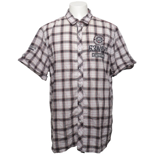 Camp david blue kurzarmhemd - david, blue,