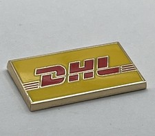 DHL Yellow Red Logo Lapel Pin