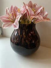 Glas Deko Vase Windlicht