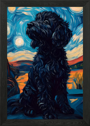 Hund sternennacht stil - hund,