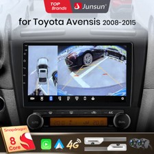 360°KAM+ 128GB Für Toyota Avensis T27 2008-2015 Carplay Android 13 Autoradio GPS