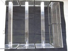 Präsentationsständer, Ausstellungsständer, Plexiglas, 30 cm hoch, 10x10 cm breit