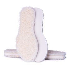 2 Paar Wintersohlen - Oberschicht natürliche Schafwolle unten..."