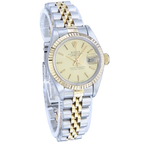 Rolex lady datejust stahl gold - stahl,
