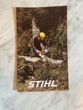 Vintage Original STIHL Foldout