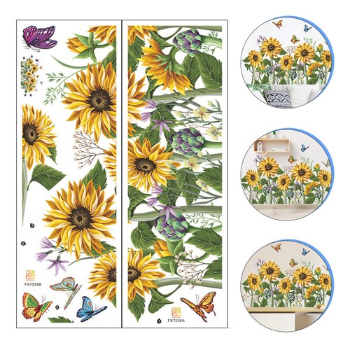 Pcs sonnenblumen sticker - 2,