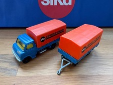 Siku V338 Hanomag Henschel Pritschenwagen mit Plane und Anhänger